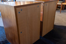 Load image into Gallery viewer, Vintage Danish Teak Bedside Table Pair