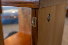 Load image into Gallery viewer, Vintage Danish Teak Bedside Table Pair