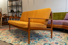 Load image into Gallery viewer, Restored Teak Three Seater Sofa by Grete Jalk for France and Son