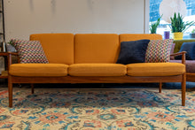 Load image into Gallery viewer, Restored Teak Three Seater Sofa by Grete Jalk for France and Son