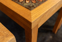 Load image into Gallery viewer, Set of Three Vintage Side Tables with Tile Top