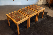 Load image into Gallery viewer, Set of Three Vintage Side Tables with Tile Top