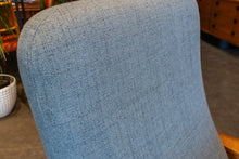 Load image into Gallery viewer, Vintage Domino Mobler Teak Lounge Chair with Grey Upholstery