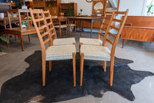 Load image into Gallery viewer, Vintage Svegards Swedish Teak Ladderback Dining Chairs - Set of Four