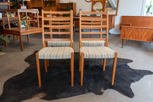 Load image into Gallery viewer, Vintage Svegards Swedish Teak Ladderback Dining Chairs - Set of Four