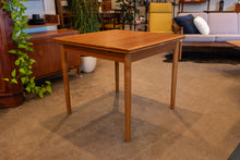 Load image into Gallery viewer, Restored Square Teak Drawleaf Dining Table