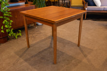 Load image into Gallery viewer, Restored Square Teak Drawleaf Dining Table