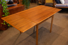 Load image into Gallery viewer, Restored Square Teak Drawleaf Dining Table