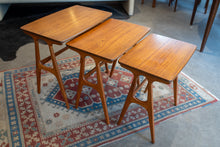 Load image into Gallery viewer, Vintage Danish Teak Nesting Tables