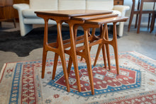 Load image into Gallery viewer, Vintage Danish Teak Nesting Tables