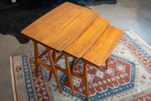 Load image into Gallery viewer, Vintage Danish Teak Nesting Tables