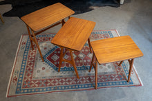 Load image into Gallery viewer, Vintage Danish Teak Nesting Tables