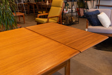 Load image into Gallery viewer, Large Vintage Teak Drawleaf Dining Table - Fully Restored