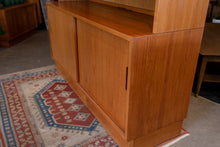Load image into Gallery viewer, Vintage Poul Hundevad Teak Sideboard and Hutch Wall Unit