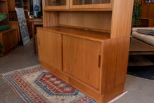Load image into Gallery viewer, Vintage Poul Hundevad Teak Sideboard and Hutch Wall Unit