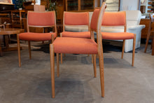 Load image into Gallery viewer, Set of Four Fully Restored Vintage Møller Model 80 Dining Chairs in Teak