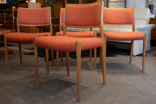 Load image into Gallery viewer, Set of Four Fully Restored Vintage Møller Model 80 Dining Chairs in Teak
