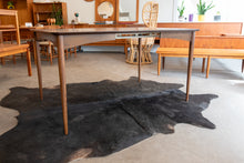 Load image into Gallery viewer, Vintage Walnut Dining Table with Two Leaves
