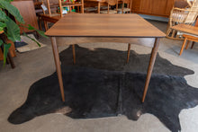 Load image into Gallery viewer, Vintage Walnut Dining Table with Two Leaves
