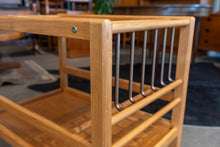 Load image into Gallery viewer, Vintage Danish Teak Tea/Bar cart