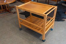 Load image into Gallery viewer, Vintage Danish Teak Tea/Bar cart