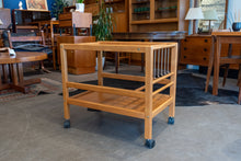 Load image into Gallery viewer, Vintage Danish Teak Tea/Bar cart