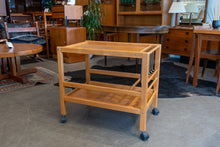 Load image into Gallery viewer, Vintage Danish Teak Tea/Bar cart