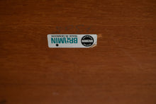 Load image into Gallery viewer, Vintage Round Solid Teak Bramin Dining table with Leaf