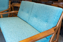 Load image into Gallery viewer, Fully Restored Vintage Teak Loveseat