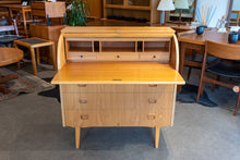 Load image into Gallery viewer, Vintage Teak Secretary Desk