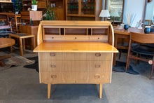 Load image into Gallery viewer, Vintage Teak Secretary Desk
