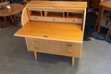 Load image into Gallery viewer, Vintage Teak Secretary Desk