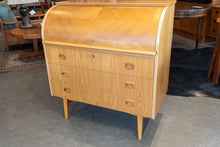 Load image into Gallery viewer, Vintage Teak Secretary Desk