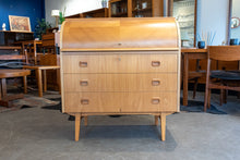 Load image into Gallery viewer, Vintage Teak Secretary Desk