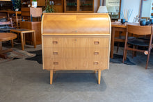 Load image into Gallery viewer, Vintage Teak Secretary Desk