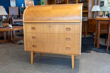 Load image into Gallery viewer, Vintage Teak Secretary Desk