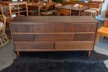 Load image into Gallery viewer, Vintage Walnut Eight Drawer Dresser
