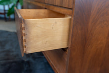 Load image into Gallery viewer, Vintage Walnut Eight Drawer Dresser