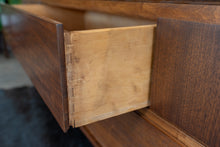 Load image into Gallery viewer, Vintage Walnut Eight Drawer Dresser