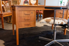 Load image into Gallery viewer, Vintage Danish Teak Desk