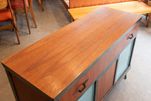 Load image into Gallery viewer, Vintage Wooden Display Cabinet with Glass Sliding Doors