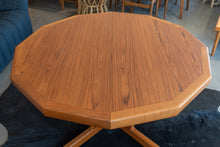 Load image into Gallery viewer, Vintage Teak Polygonal Table with Two Leaves