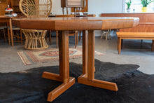 Load image into Gallery viewer, Vintage Teak Polygonal Table with Two Leaves