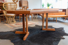 Load image into Gallery viewer, Vintage Teak Polygonal Table with Two Leaves