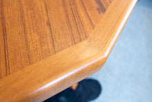 Load image into Gallery viewer, Vintage Teak Polygonal Table with Two Leaves