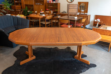 Load image into Gallery viewer, Vintage Teak Polygonal Table with Two Leaves