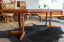 Load image into Gallery viewer, Vintage Teak Polygonal Table with Two Leaves