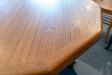 Load image into Gallery viewer, Vintage Teak Polygonal Table with Two Leaves