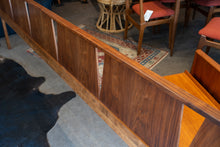 Load image into Gallery viewer, Restored Vintage Walnut King Headboard