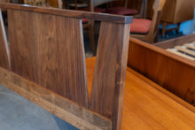 Load image into Gallery viewer, Restored Vintage Walnut King Headboard